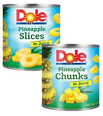 Coles Dole pineapple 432g-439g offer