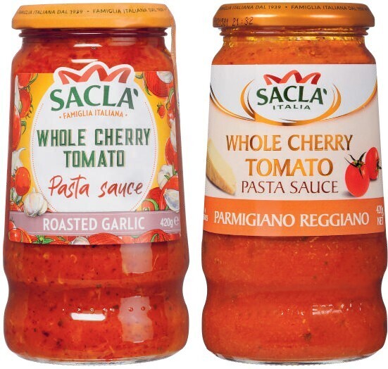 Sacla pasta sauce 420g offer at Coles