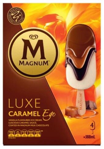 Coles Magnum luxe 4 pack 388ml offer