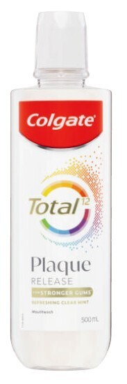 Coles Colgate total mouthwash refreshing clear mint 500ml offer