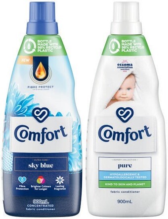 Coles Comfort fabric conditioner 900ml offer