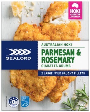 Coles Sealord hoki fillets 280g-300g offer