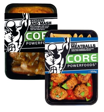 Coles Core frozen power foods meal 350g offer