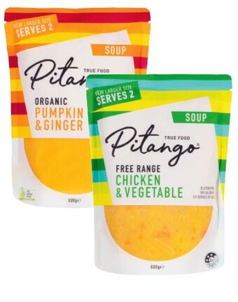 Coles Pitango soup 600g offer