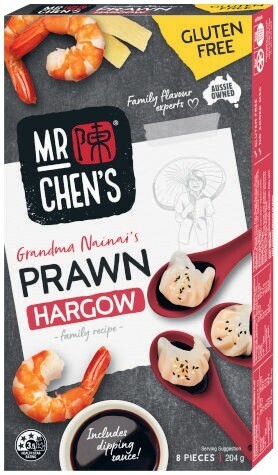 Coles Mr chen's gluten free prawn hargow 204g offer