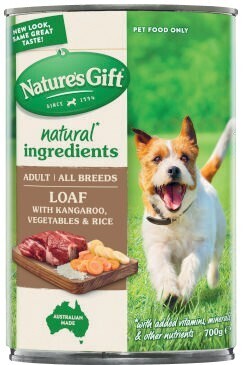 Coles Nature's gift dog food 700g offer