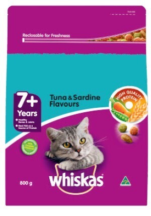 Coles cat dry clearance food