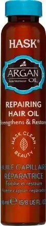 BIG W NEW Hask Argan Repair Shine Oil Vial 18ml offer