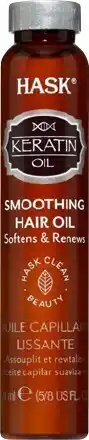 BIG W NEW Hask Keratin Smooth Shine Oil Vial 18ml offer