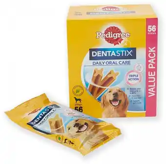 BIG W Pedigree 56-Pack Dentastix - Large Breed offer