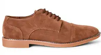 BIG W Allgood. Mens Microsuede Lace-Up Shoes - Brown offer