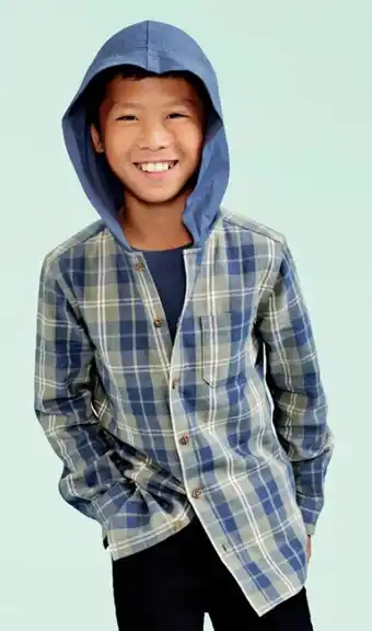 BIG W K-D Long Sleeve Flannel Shirt offer