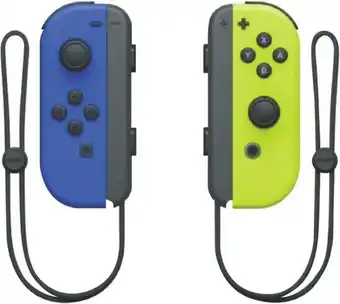 The Good Guys Nintendo Switch Switch Joy-Con Pair - Blue & Neon Yellow offer