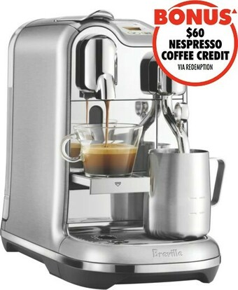 The Good Guys Nespresso The Creatista Pro Capsule Coffee Machine offer
