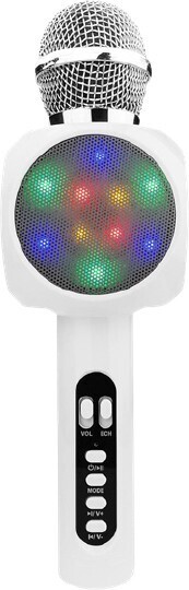 Techxtras Bluetooth Karaoke Microphone - White