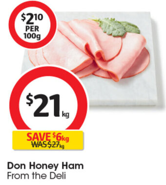 Coles Don Honey Ham offer