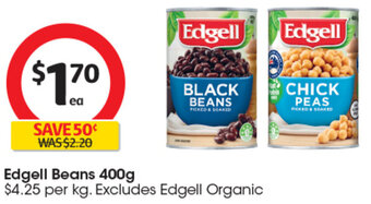 Coles Edgell Beans 400g offer