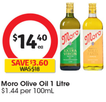 Coles Moro Olive Oil 1 Litre offer