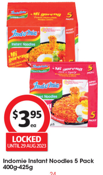 Coles Indomie Instant Noodles 5 Pack 400g-425g offer
