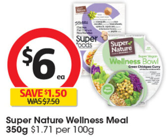 Coles Super Nature Wellness Meal 350g offer