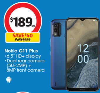 Coles Nokia G11 Plus offer