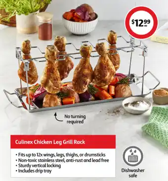 Coles Culinex Chicken Leg Grill Rack offer