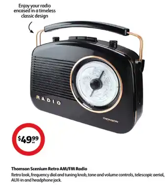 Coles Thomson Scenium Retro AM/FM Radio offer