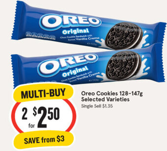 IGA Oreo Cookies 128-147g Selected Varieties offer