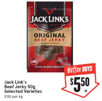 Jack Link's Beef Jerky 50g Selected Varieties