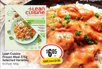 IGA Lean Cuisine Frozen Meal 375g Selected Varieties offer