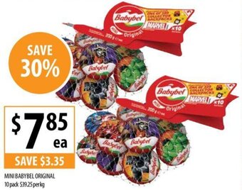 Supabarn MINI BABYBEL ORIGINAL 10 pack offer