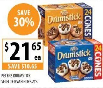 Supabarn PETERS DRUMSTICK SELECTED VARIETIES 24's offer