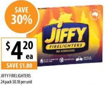 JIFFY FIRELIGHTERS 24 pack