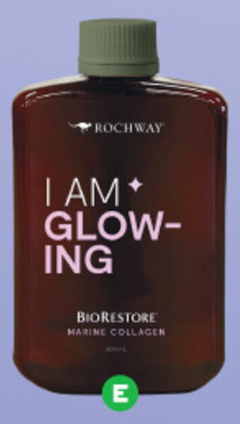 Woolworths E Rochway I am Glowing BioRestore Marine Collagen 300ml* offer