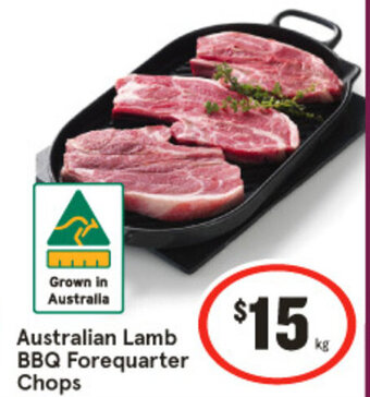 IGA Australian Lamb BBQ Forequarter Chops offer