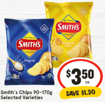 IGA Smith's Chips 90-170g Selected Varieties offer