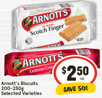IGA Arnott's Biscuits 200-250g Selected Varieties offer