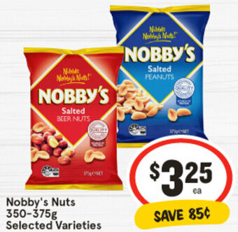 IGA Nobby's Nuts 350-375g Selected Varieties offer