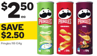 Woolworths Pringles 118-134g offer