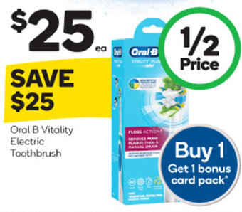 Woolworths Oral B Vitality Electric Toothbrush offer