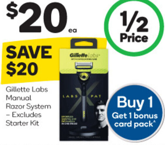 Woolworths Gillette Labs Manual Razor System offer