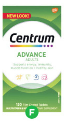 Woolworths F Centrum Advance Daily Multivitamin Pk 120 offer