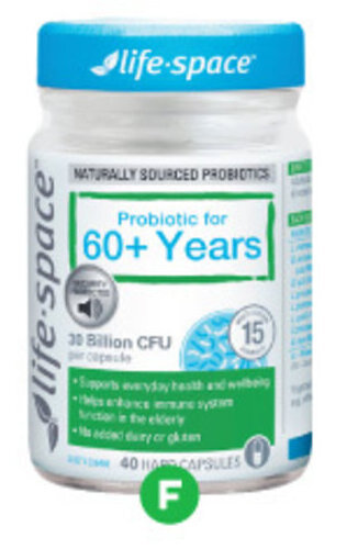 Woolworths F Life-Space Probiotic 60 Plus Capsules Pk 40- offer