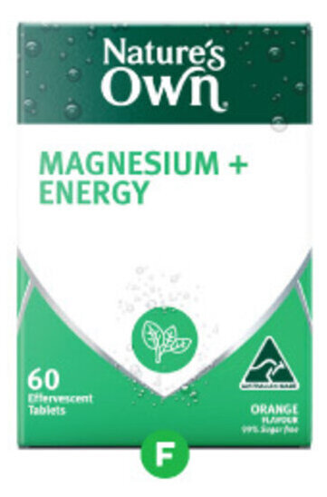 Woolworths F Nature's Own Magnesium + Energy Effervescent Tablets Pk 60- offer