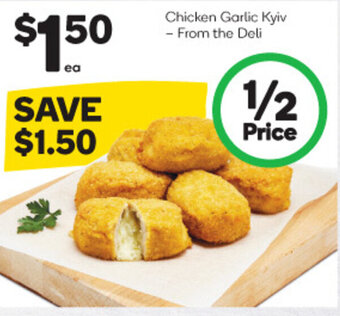Woolworths Chicken Garlic Kyiv offer