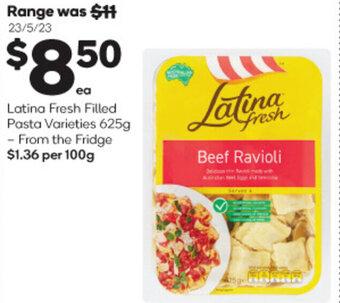 Woolworths Latina Fresh Filled Pasta Varieties 625g offer