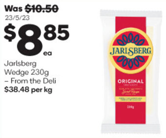 Woolworths Jarlsberg Wedge 230g `` offer
