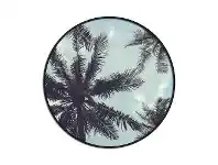 LivingStyles Palms in The Sky Framed Canvas Wall Art Print, 100cm offer