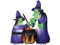 The Party People Shop Halloween Inflatables - Witch Sisters 1.8 m offer