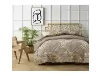 The Big Sleep Elisa 3 Piece Bed Comforter Set , Queen, Cream